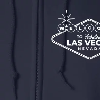 Las Vegas Travel Souvenir Sign Design Vacation Tourist Visit Full Zip Hoodie