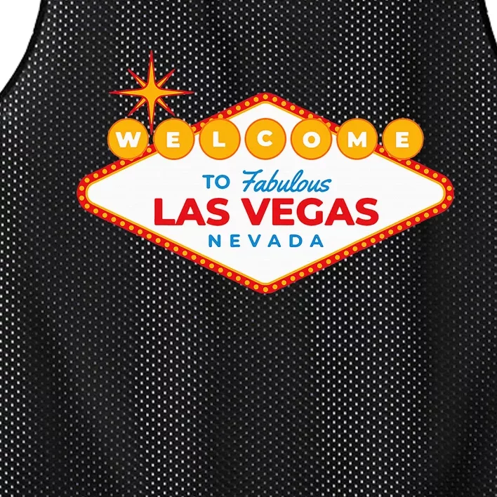 Las Vegas Travel Souvenir Sign Design Vacation Tourist Visit Mesh Reversible Basketball Jersey Tank