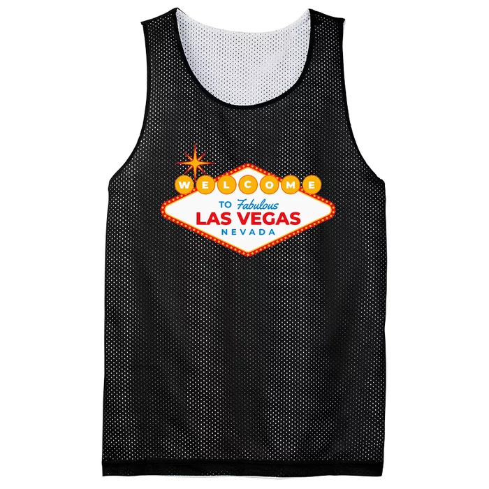 Las Vegas Travel Souvenir Sign Design Vacation Tourist Visit Mesh Reversible Basketball Jersey Tank