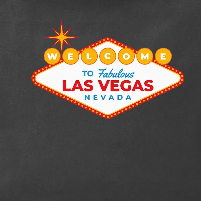 Las Vegas Travel Souvenir Sign Design Vacation Tourist Visit Zip Tote Bag