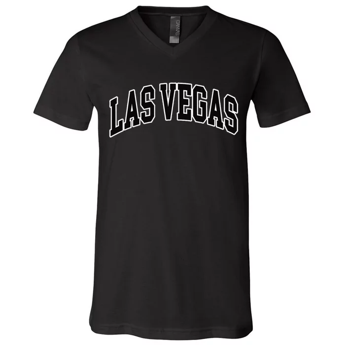 Las Vegas Throwback Design Nevada Classic V-Neck T-Shirt