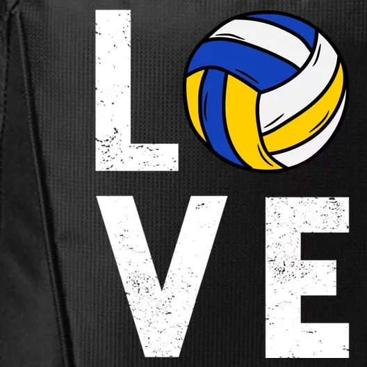 Love Volleyball Team Gift For Lovers City Backpack