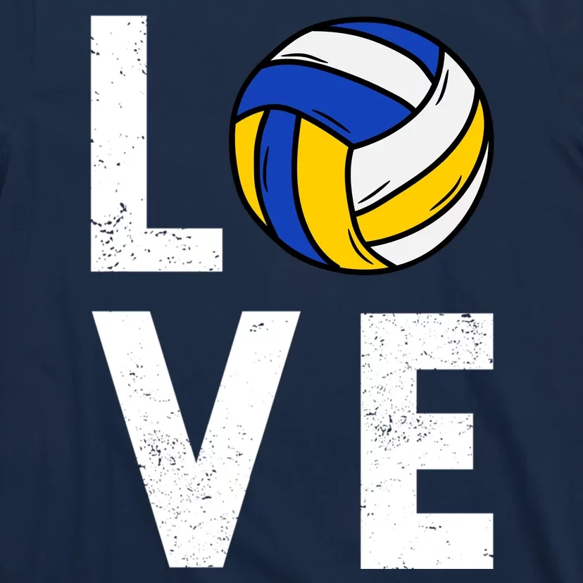 Love Volleyball Team Gift For Lovers T-Shirt