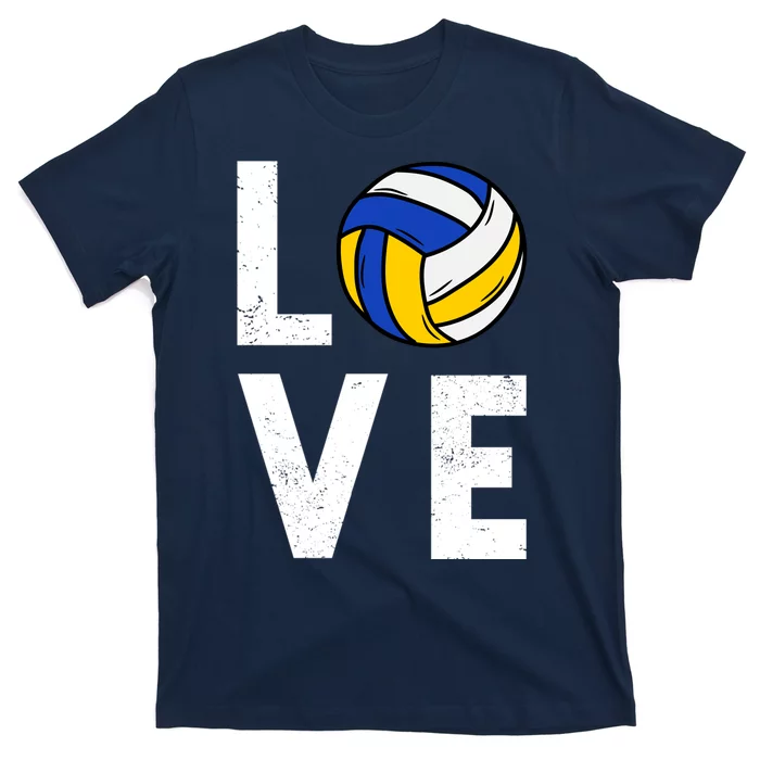 Love Volleyball Team Gift For Lovers T-Shirt