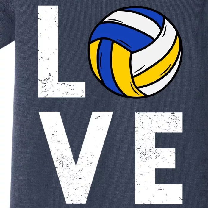 Love Volleyball Team Gift For Lovers Baby Bodysuit