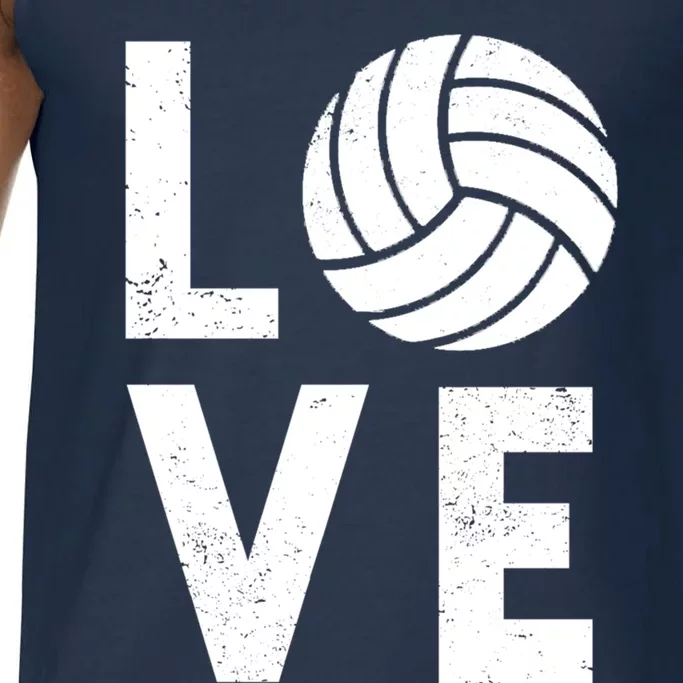 Love Volleyball Team Volleyball Meaningful Gift Comfort Colors® Tank Top