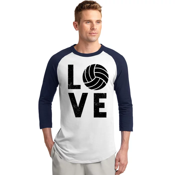 Love Volleyball Team Volleyball Meaningful Gift Baseball Sleeve Shirt