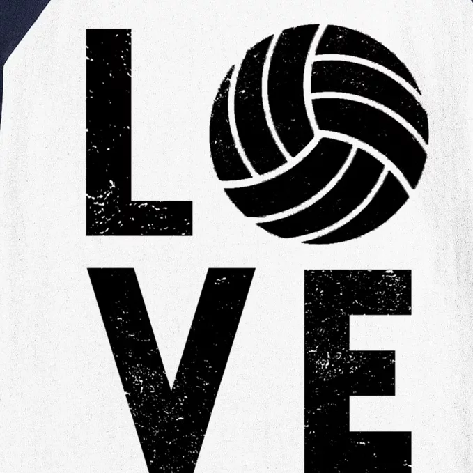 Love Volleyball Team Volleyball Meaningful Gift Baseball Sleeve Shirt