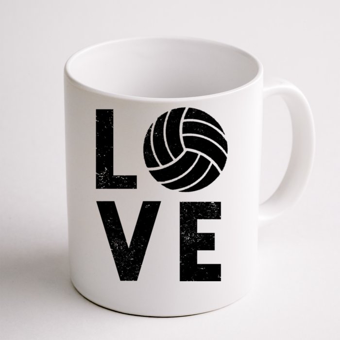 Love Volleyball Team Volleyball Meaningful Gift Front & Back Coffee Mug