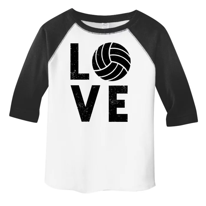 Love Volleyball Team Volleyball Meaningful Gift Toddler Fine Jersey T-Shirt