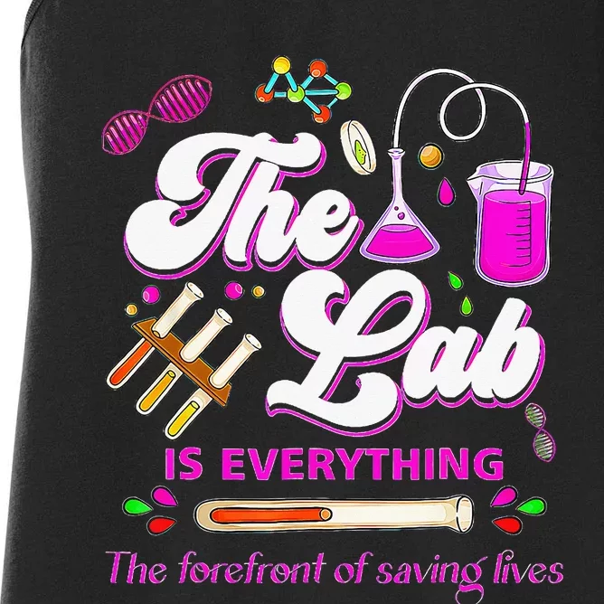 Lab Week 2024 The Lab Is Everything Medical Assistant Women Women's Racerback Tank