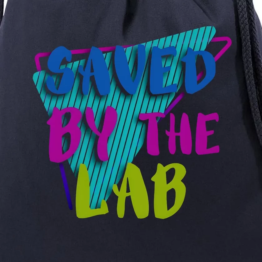 Lab Week 2024 Saved By The Lab Drawstring Bag