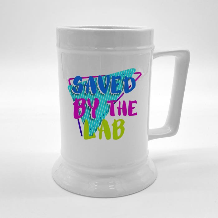 Lab Week 2024 Saved By The Lab Front & Back Beer Stein