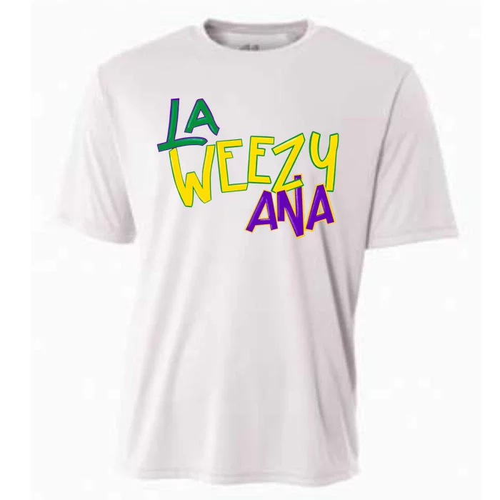 La Weezy Ana Mardi Gras Cooling Performance Crew T-Shirt