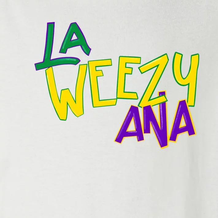 La Weezy Ana Mardi Gras Toddler Long Sleeve Shirt