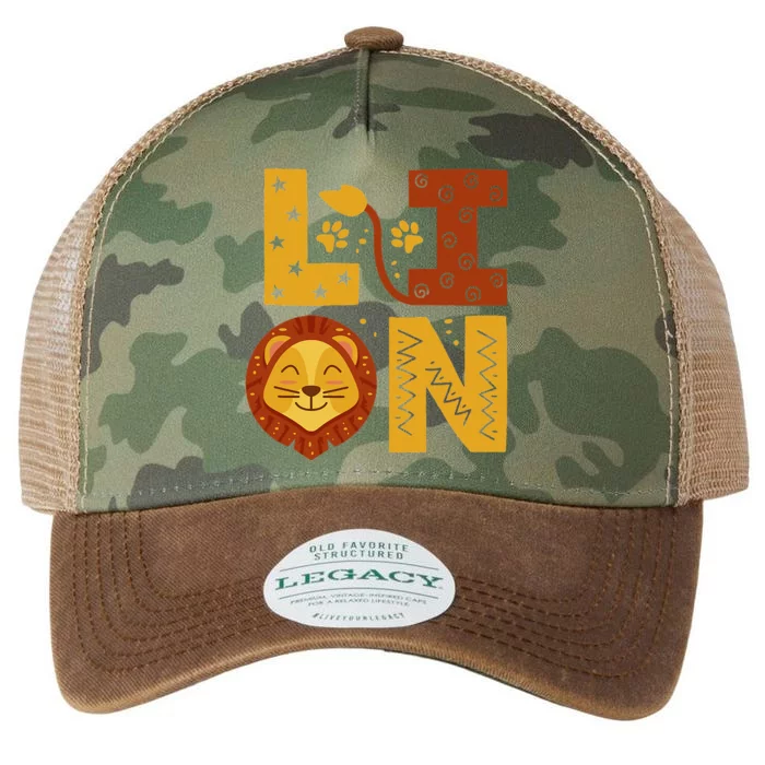 Lion Wild Animal Lover Legacy Tie Dye Trucker Hat