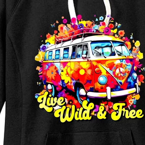 Live Wild And Free Women's Fleece Hoodie