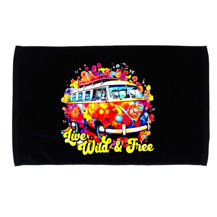 Live Wild And Free Microfiber Hand Towel