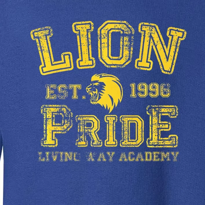 Living Way Academy Lion Pride Toddler Sweatshirt