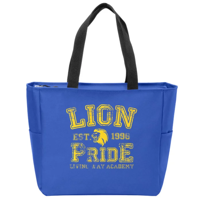 Living Way Academy Lion Pride Zip Tote Bag