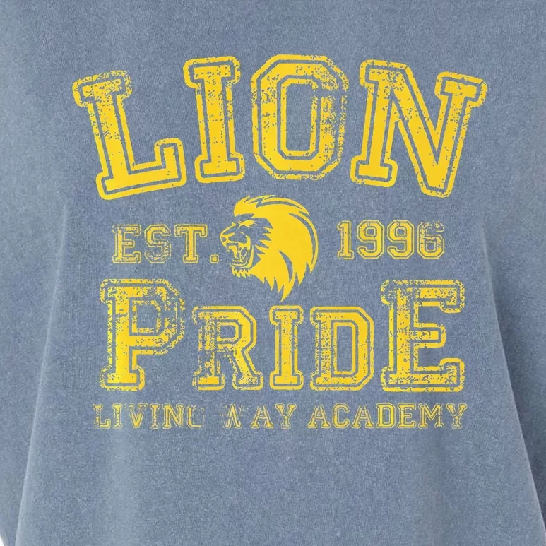 Living Way Academy Lion Pride Garment-Dyed Women's Muscle Tee