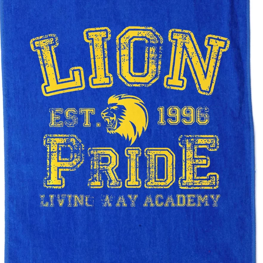 Living Way Academy Lion Pride Platinum Collection Golf Towel