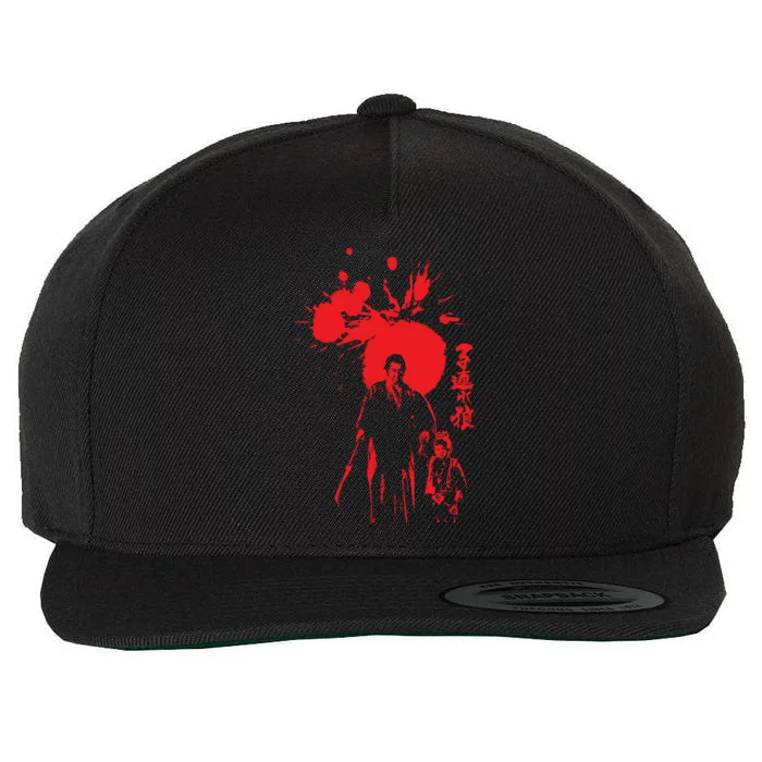 Lone Wolf And Cub Wool Snapback Cap