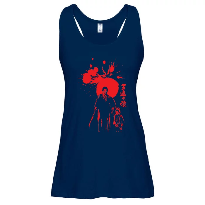 Lone Wolf And Cub Ladies Essential Flowy Tank