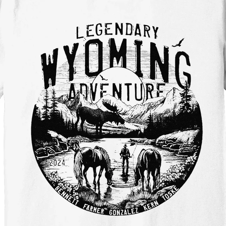 Legendary Wyoming Adventure 2024 Premium T-Shirt