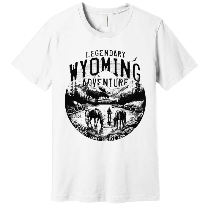 Legendary Wyoming Adventure 2024 Premium T-Shirt