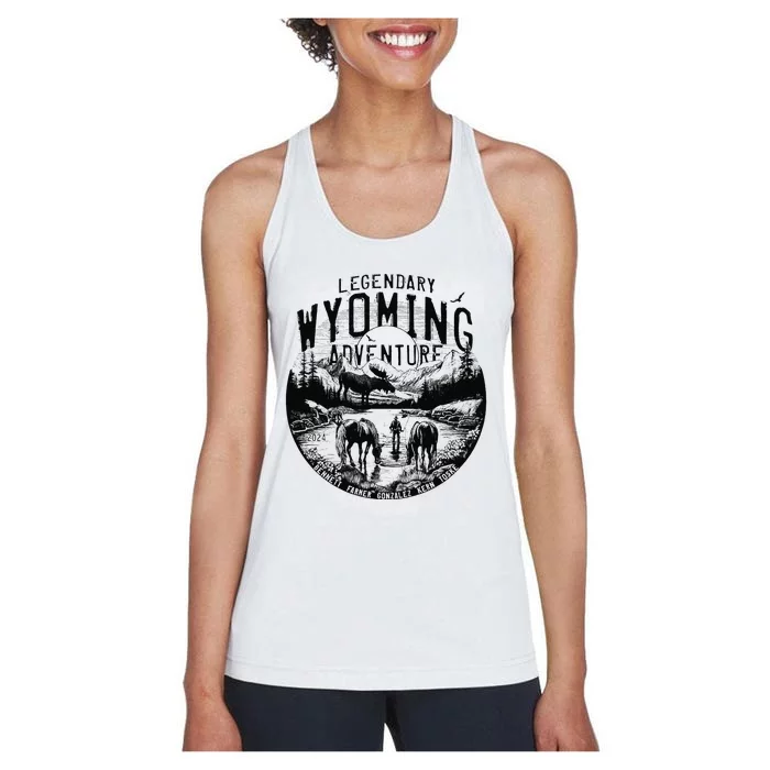 Legendary Wyoming Adventure 2024 Women's Racerback Tank