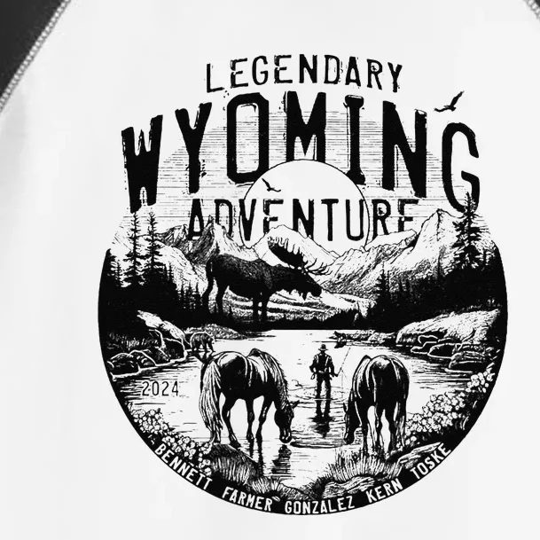 Legendary Wyoming Adventure 2024 Toddler Fine Jersey T-Shirt