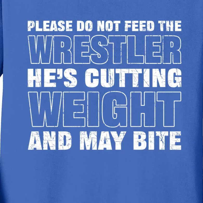 Ll Wrestlers And Wrestling Lovers Wrestling Gift Kids Long Sleeve Shirt