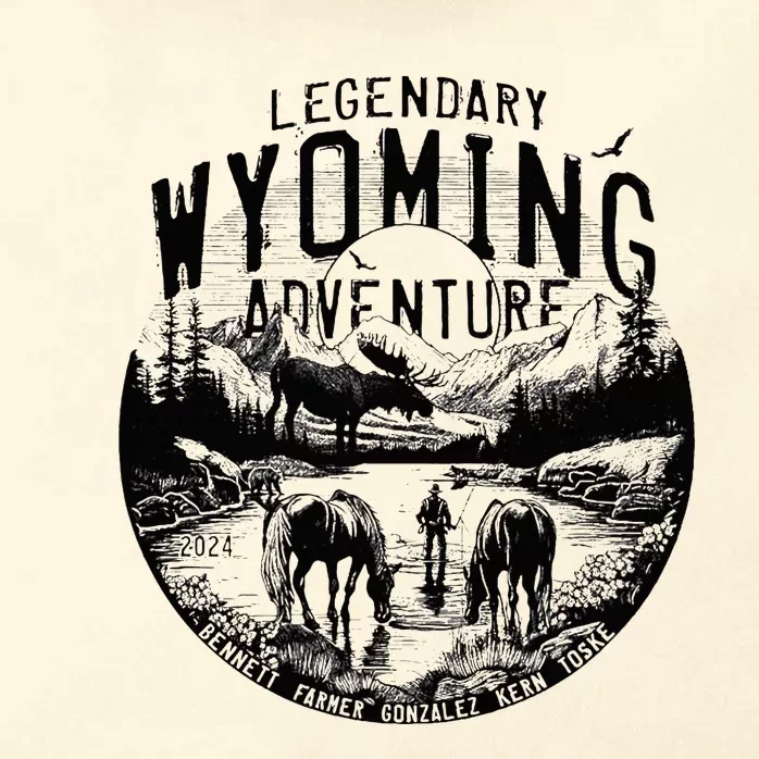 Legendary Wyoming Adventure 2024 Zip Tote Bag