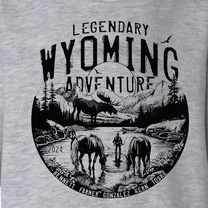 Legendary Wyoming Adventure 2024 Toddler Hoodie