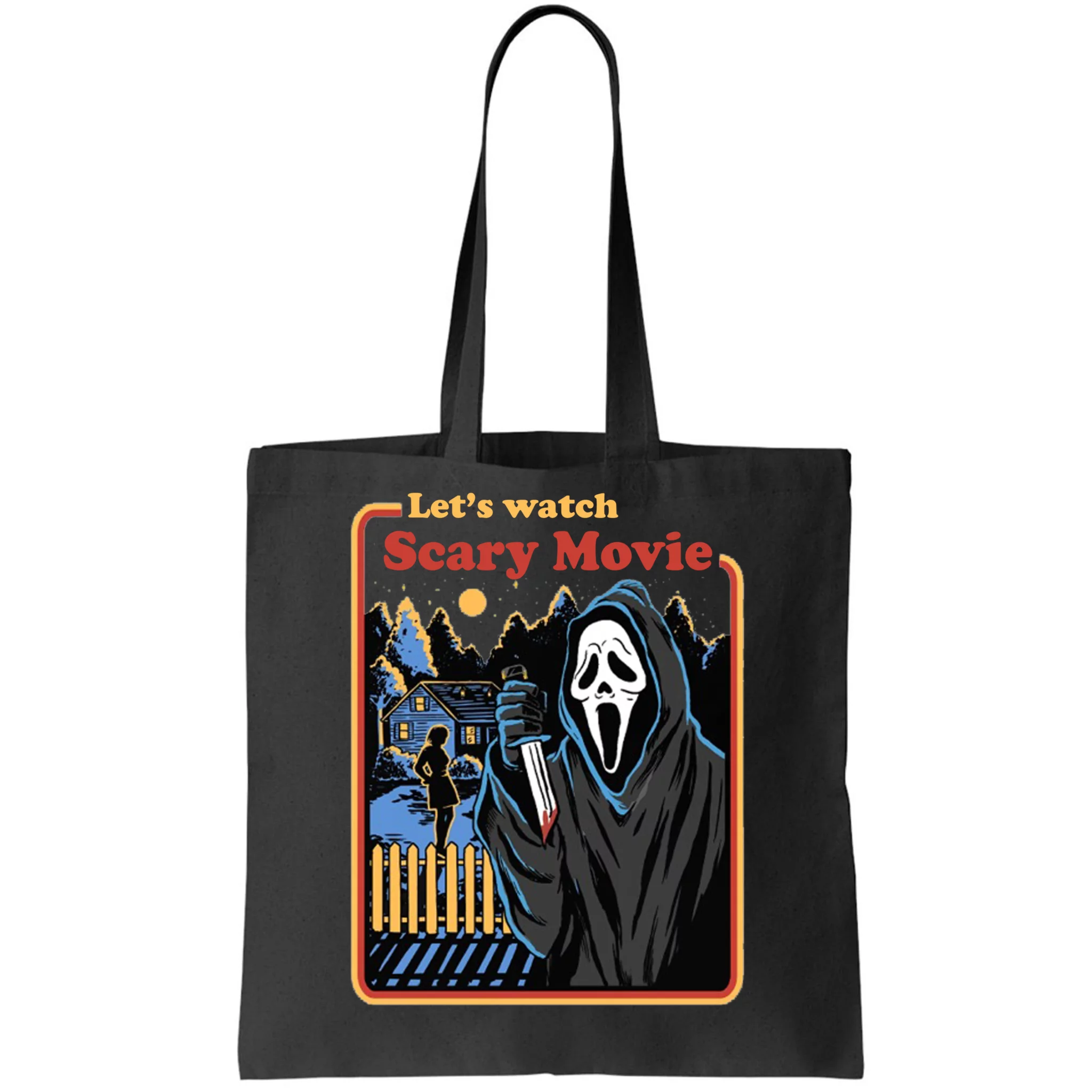 Horror Do You Like Scary Movie Ghostface Drawstring Bag | TeeShirtPalace