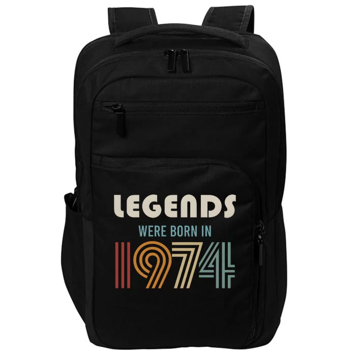 Legends Were Born In 1974 50th Birthday Impact Tech Backpack