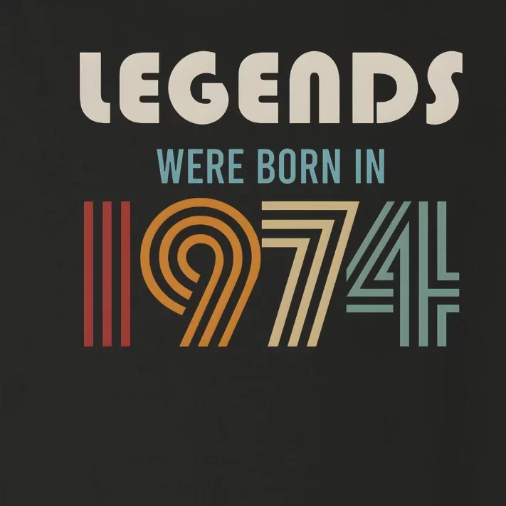 Legends Were Born In 1974 50th Birthday Toddler Long Sleeve Shirt