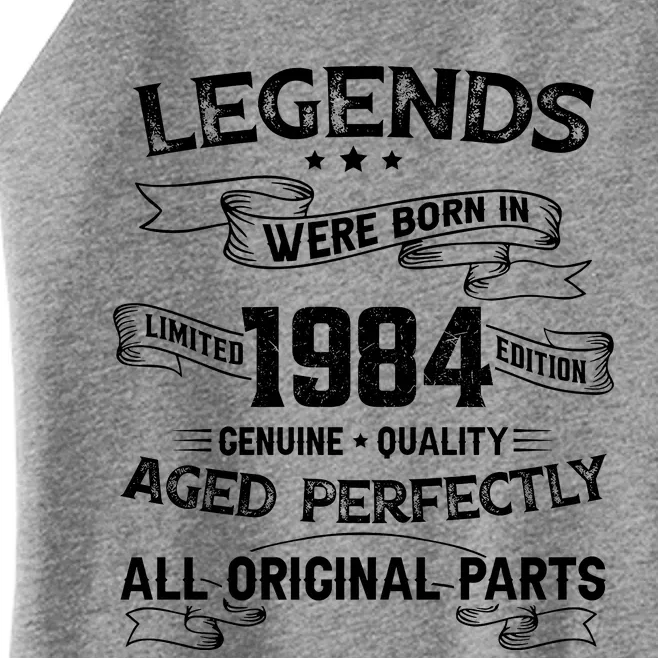 Legends Were Born In 1984 Women’s Perfect Tri Rocker Tank