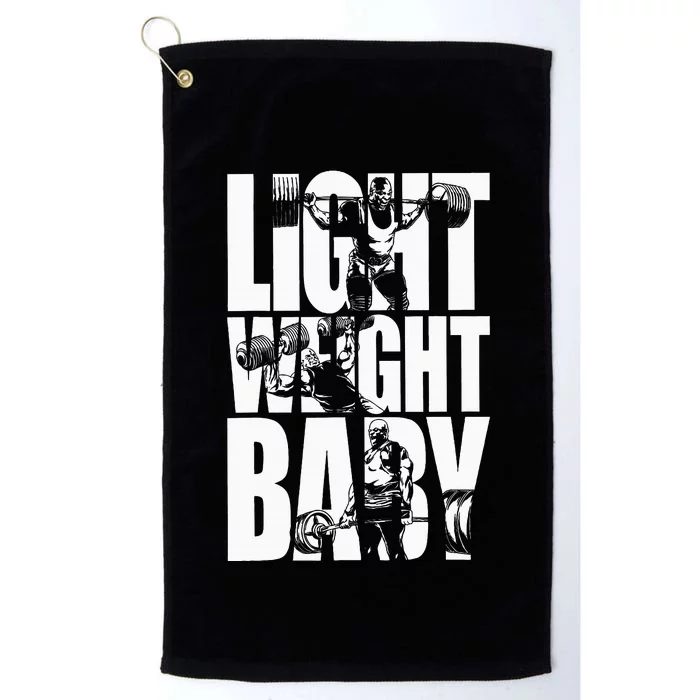 Light Weight Baby Ronnie Coleman Squat Bench Deadlift Gym Platinum Collection Golf Towel