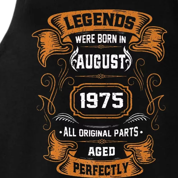 Legends were born in August 1975 birthday gift Premium Ladies Tri-Blend Wicking Tank