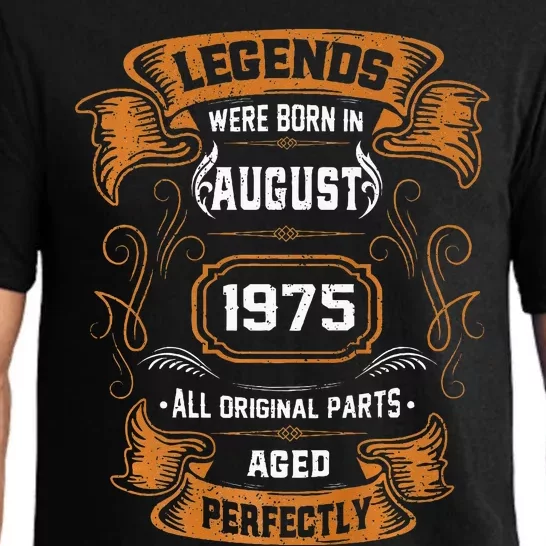 Legends were born in August 1975 birthday gift Premium Pajama Set