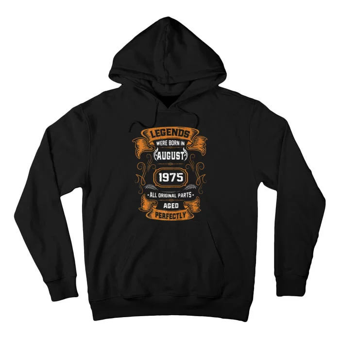 Legends were born in August 1975 birthday gift Premium Tall Hoodie