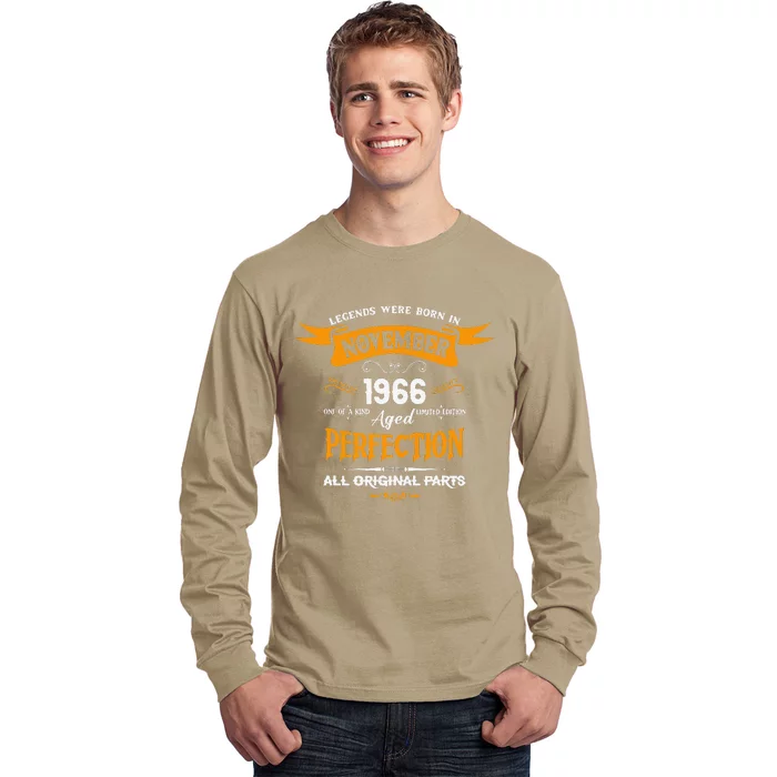 Legends Were Born In November 1966 – Happy Birthday Long Sleeve Shirt