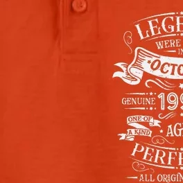 Legends Were Born In October 1994 Birthday Gift Dry Zone Grid Performance Polo