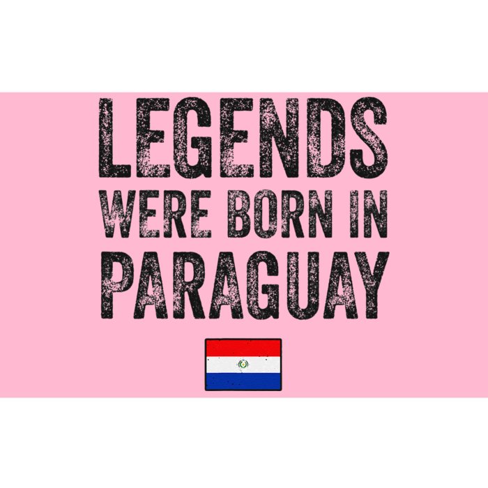 Legends Were Born In Paraguay Paraguayan Flag Pride Roots Bumper Sticker