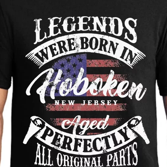 Legends Were Born In Hoboken New Jersey Pajama Set