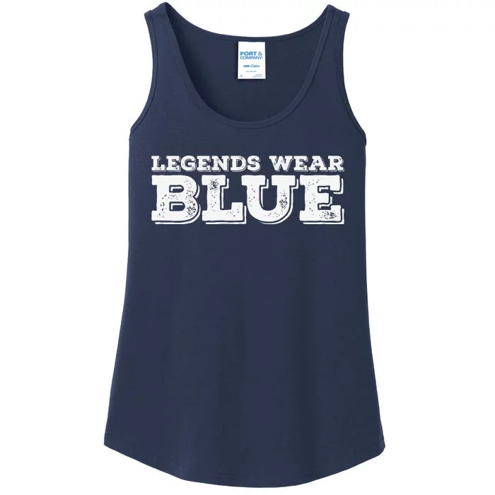 Legends Wear Blue Spirit Wear Team Game Color War Ladies Essential Tank