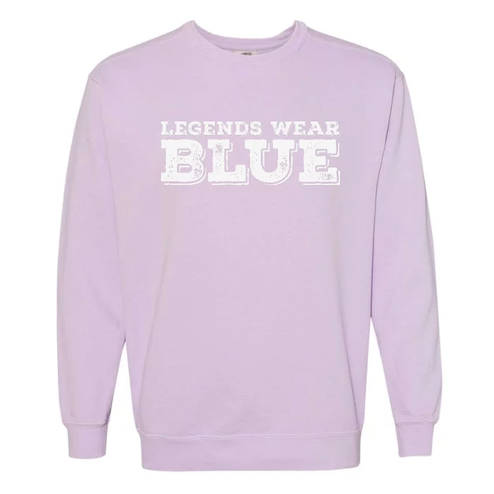 Legends Wear Blue Spirit Wear Team Game Color War Garment-Dyed Sweatshirt