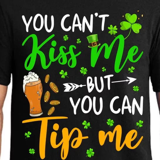 Lucky Waitress Bartender Waiter Tee Shamrock St Patricks Day Gift Pajama Set